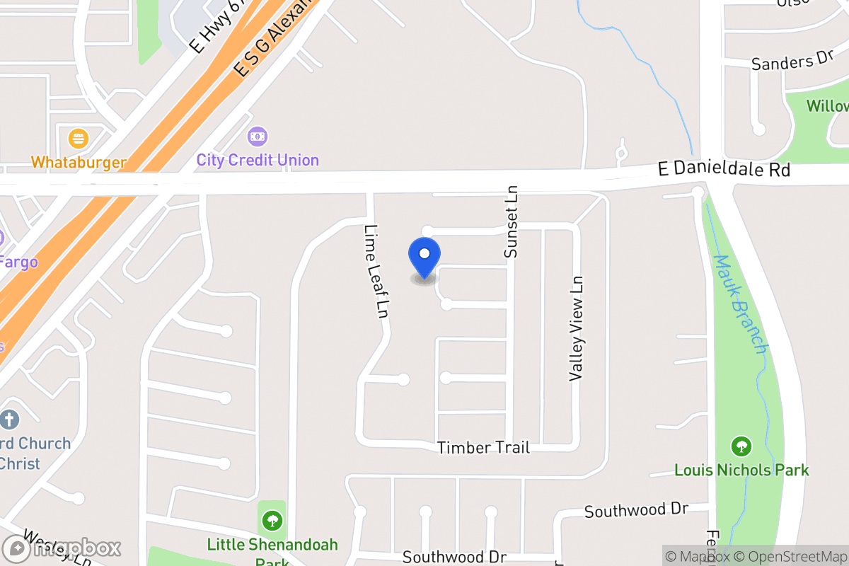Map of 701 Orchard Ct