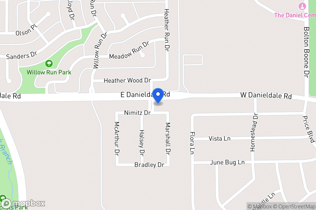 Map of 1127 Nimitz Dr