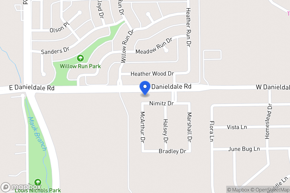 Map of 1107 Nimitz Dr