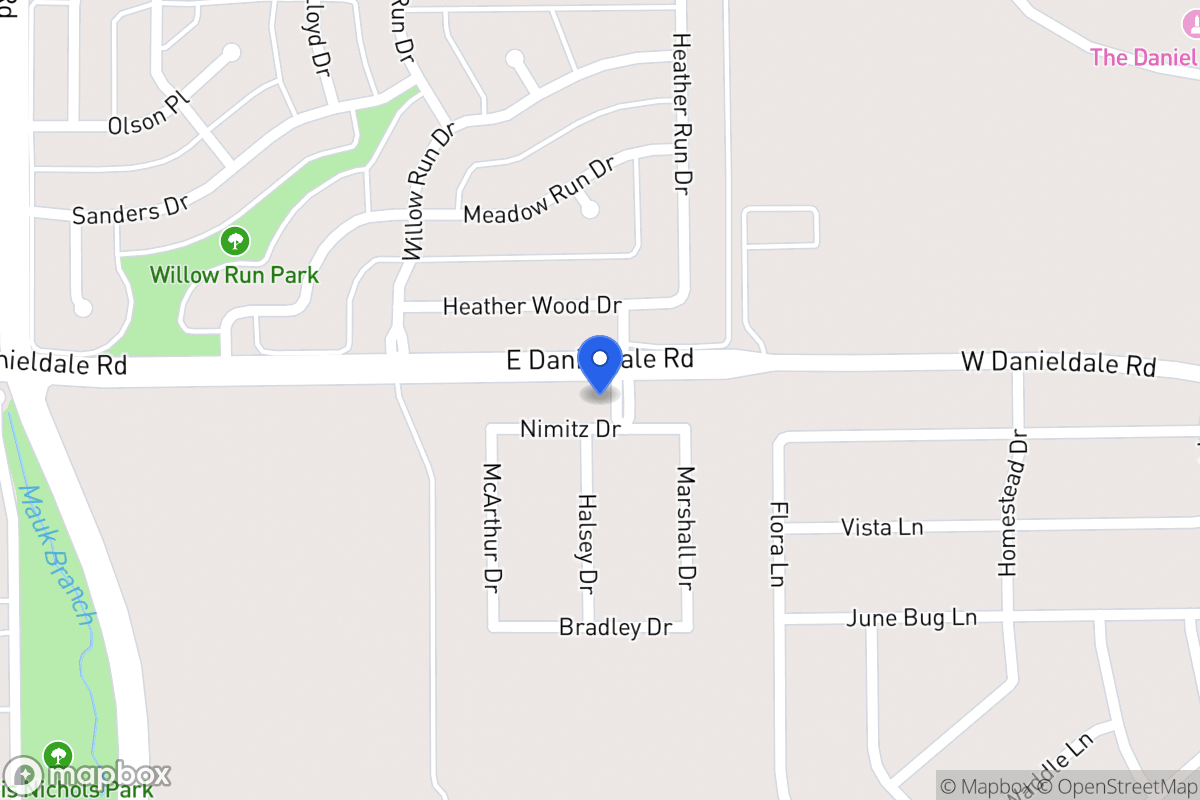 Map of 1123 Nimitz Dr