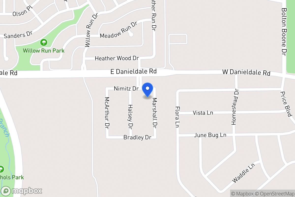 Map of 1507 Marshall Dr