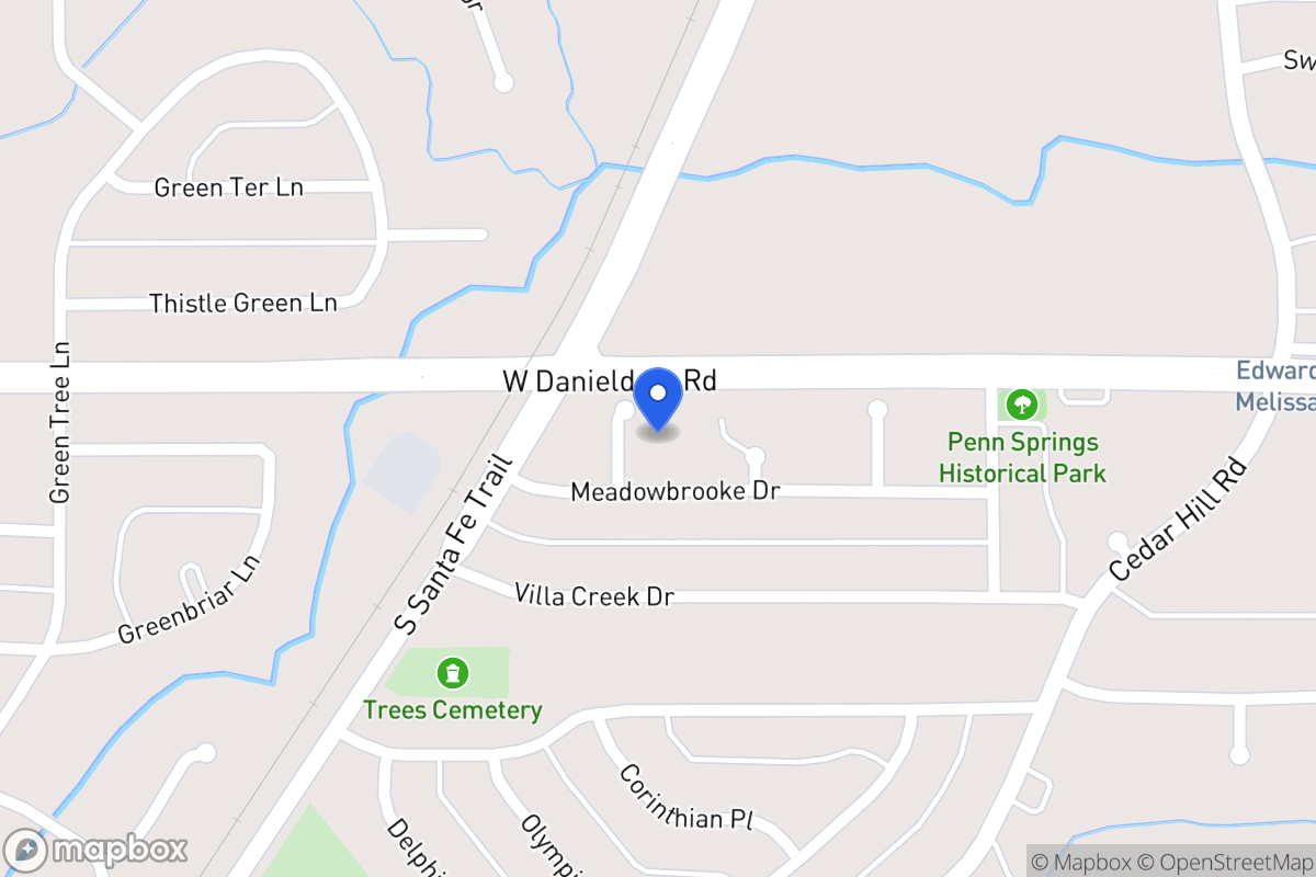 Map of 707 Meadowbrooke Cir
