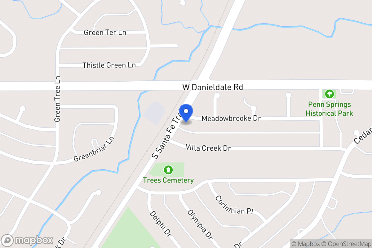 Map of 730 Meadowbrooke Dr
