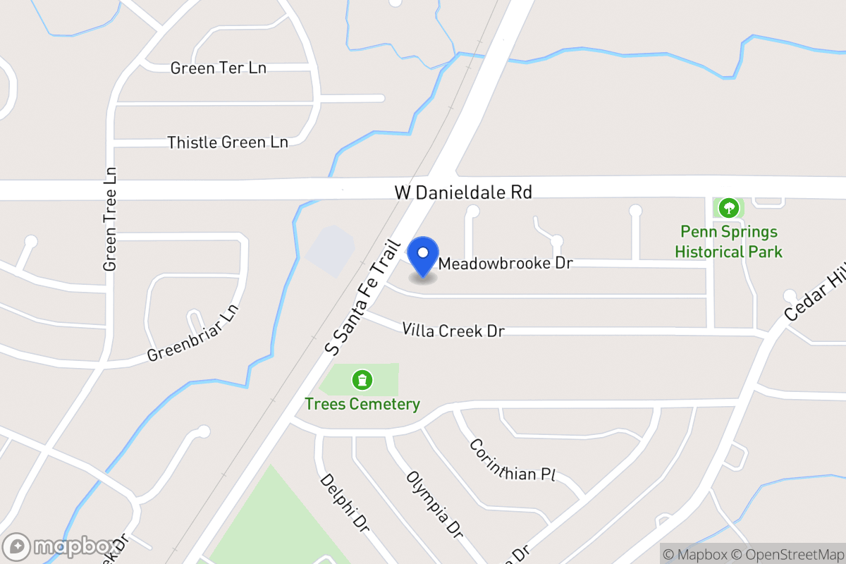 Map of 726 Meadowbrooke Dr
