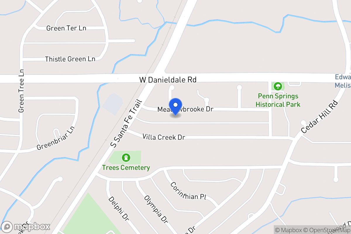 Map of 714 Meadowbrooke Dr