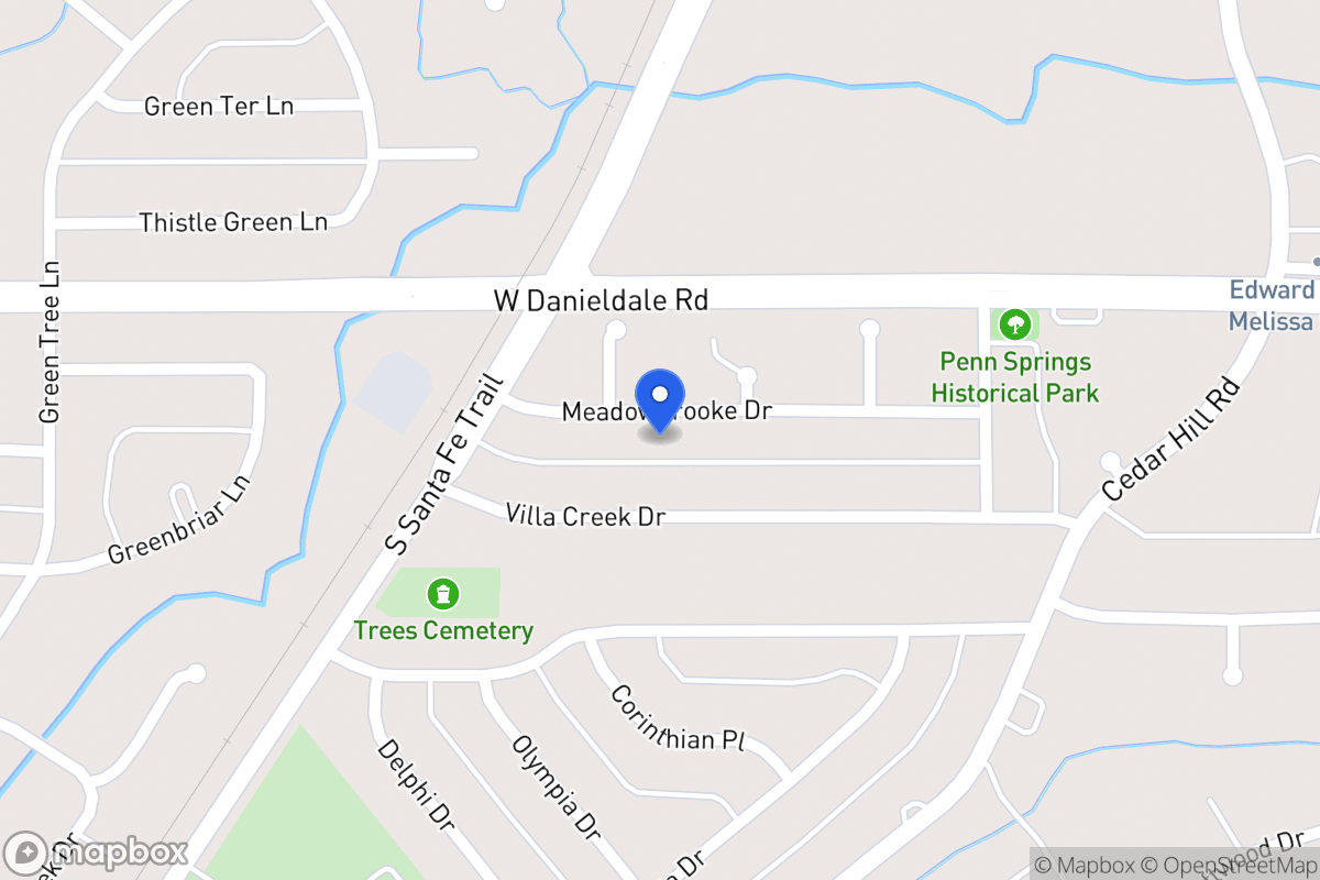 Map of 710 Meadowbrooke Dr
