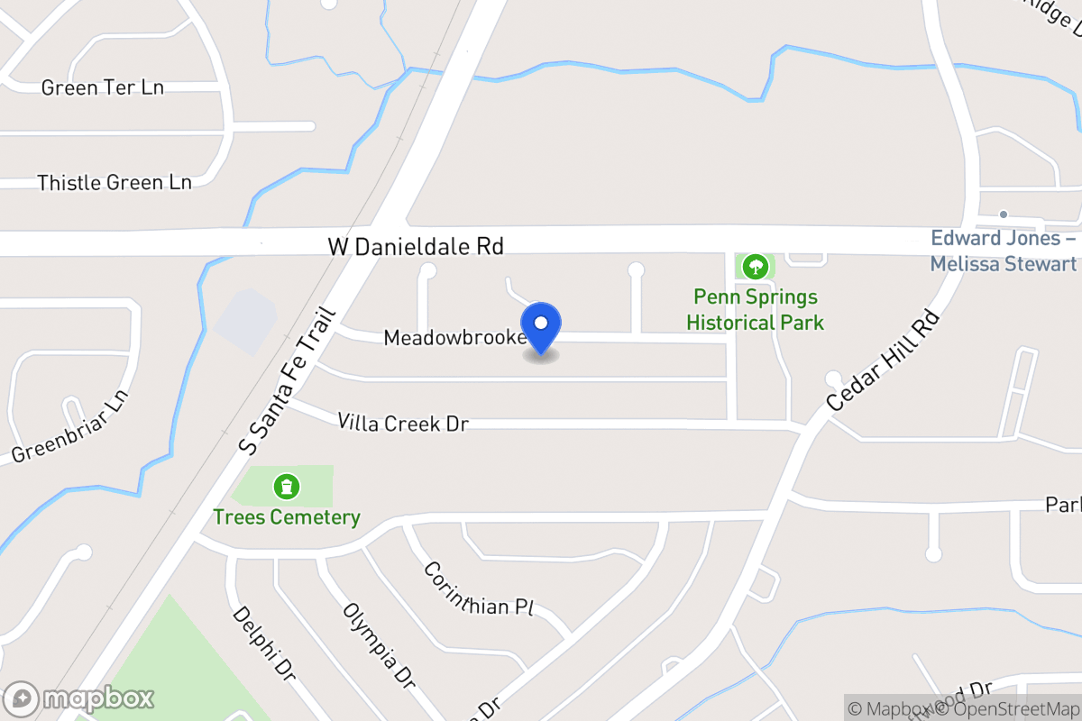 Map of 630 Meadowbrooke Dr