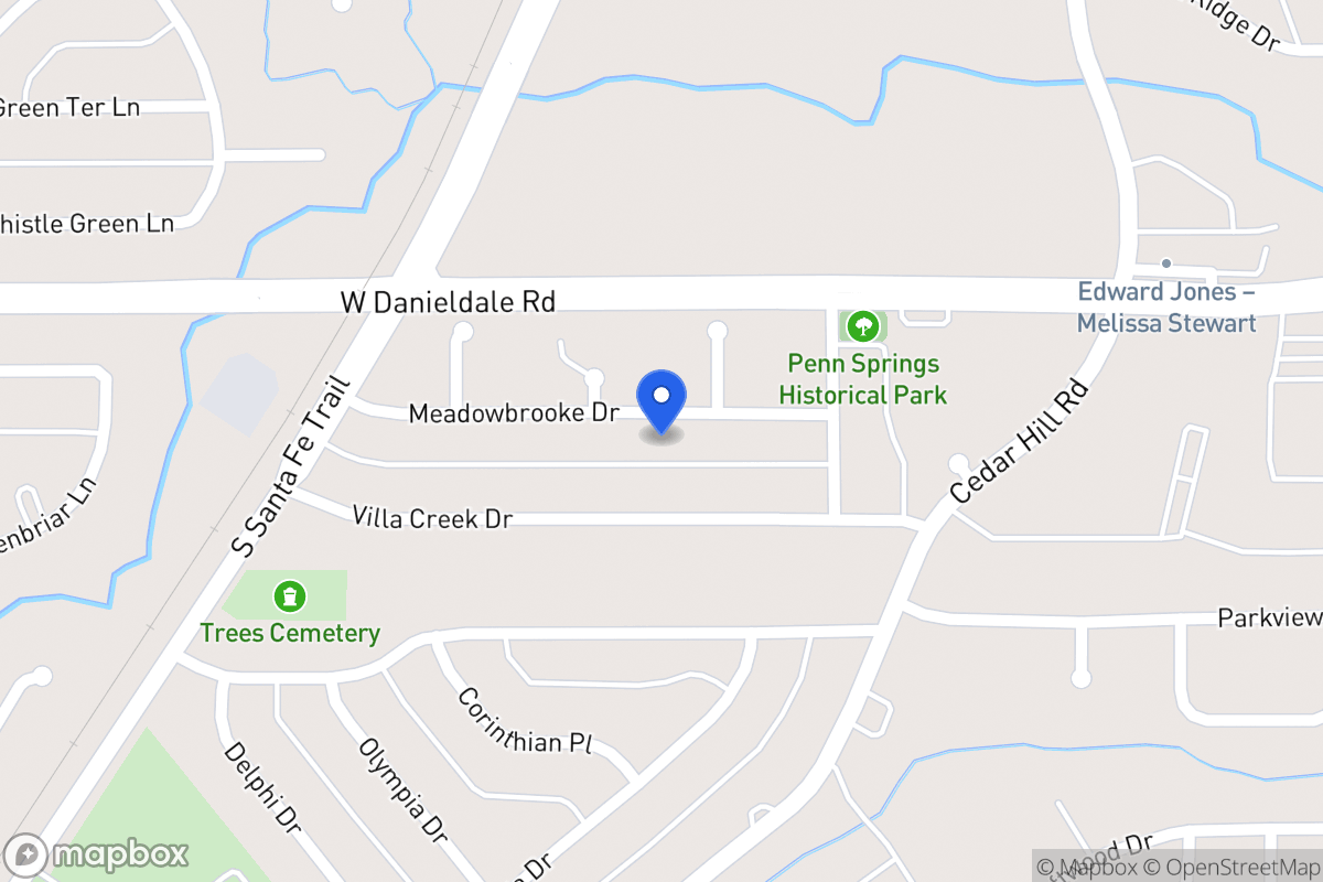 Map of 622 Meadowbrooke Dr
