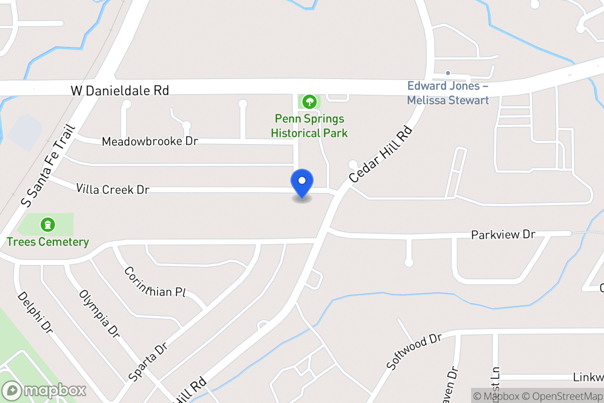 Map of 506 Villa Creek Dr
