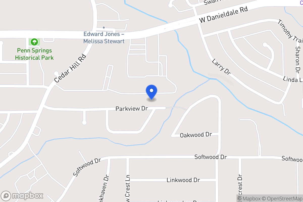 Map of 351 Parkview Dr
