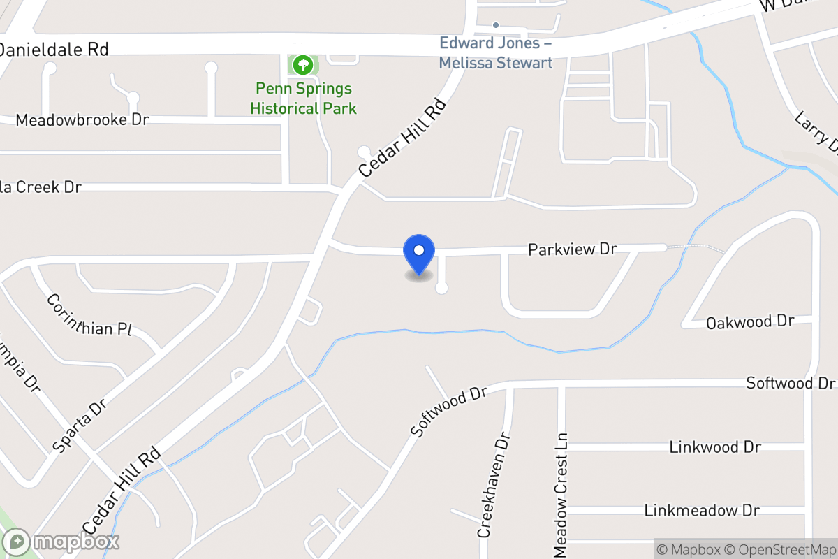 Map of 1607 Parkview Ct