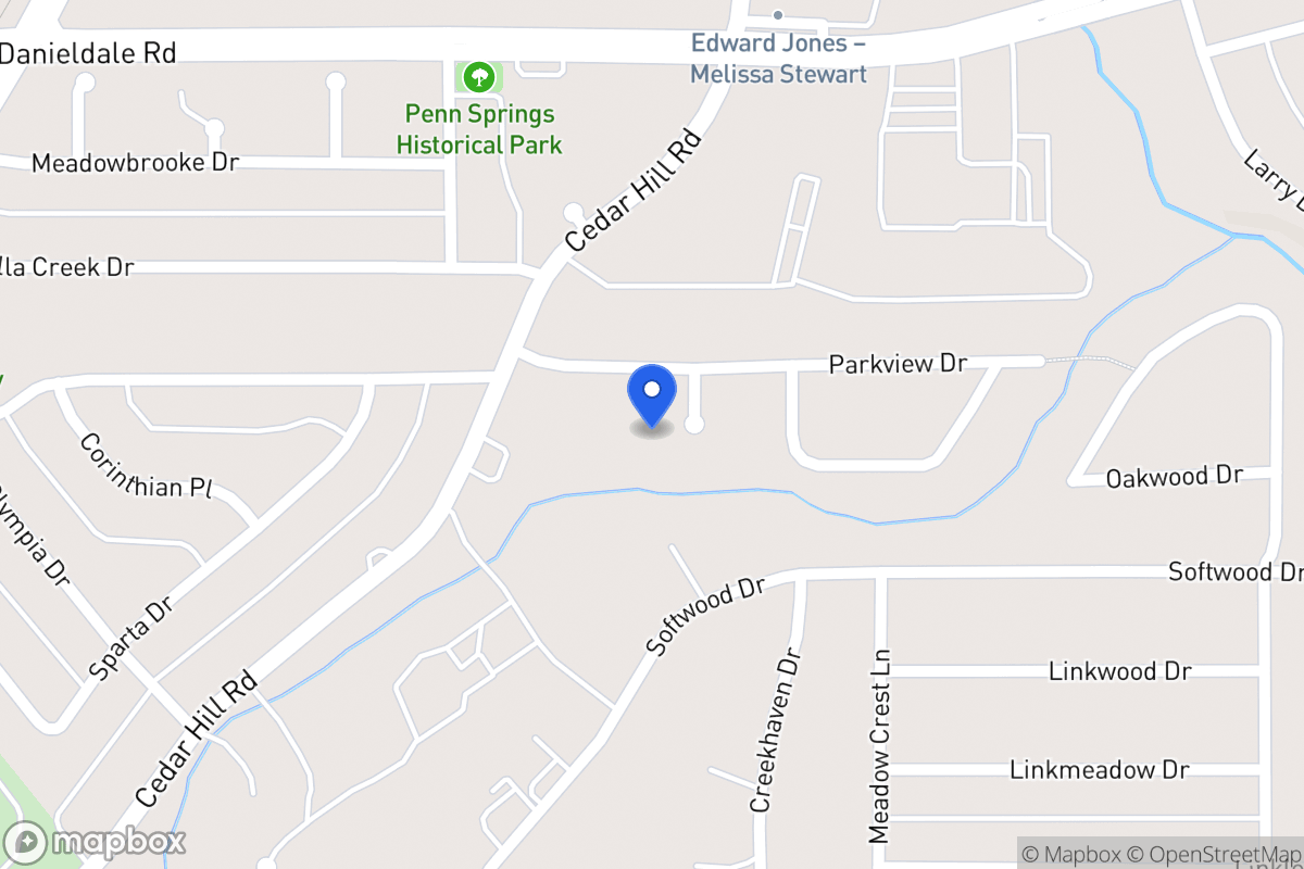 Map of 1611 Parkview Ct