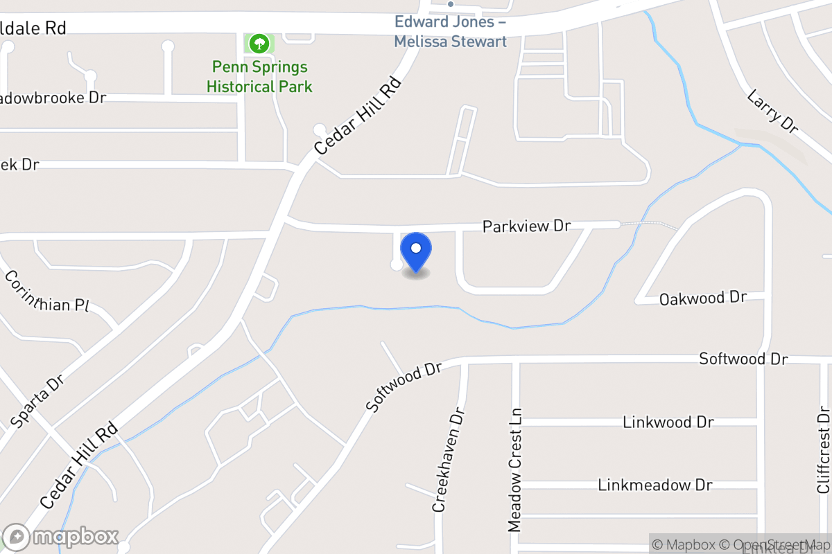 Map of 1610 Parkview Ct