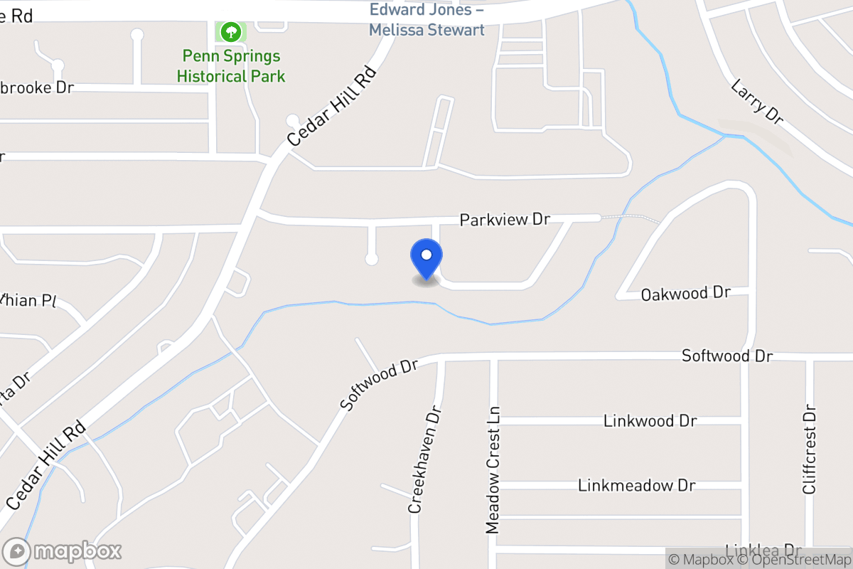 Map of 1615 W Lakeview Cir