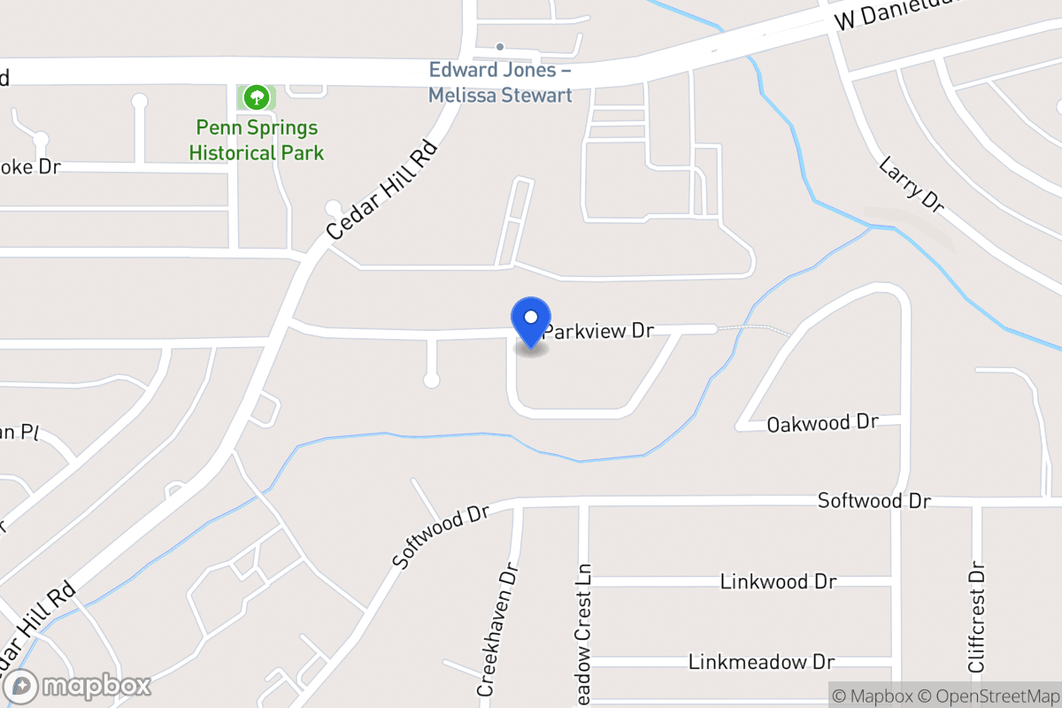 Map of 374 Parkview Dr