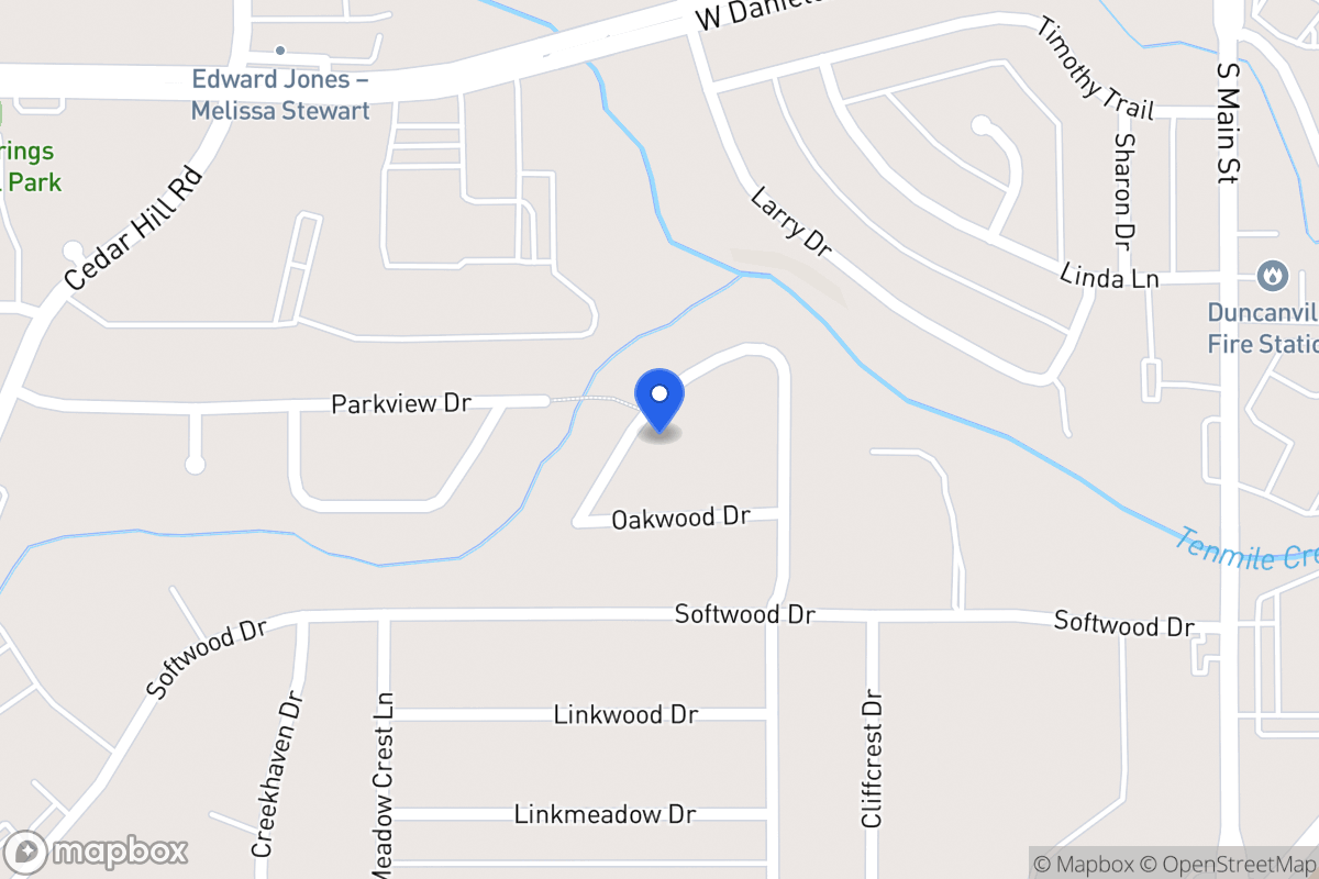 Map of 330 W Cedar Creek Dr