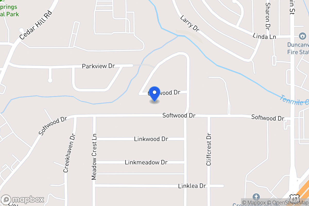 Map of 322 Oakwood Dr