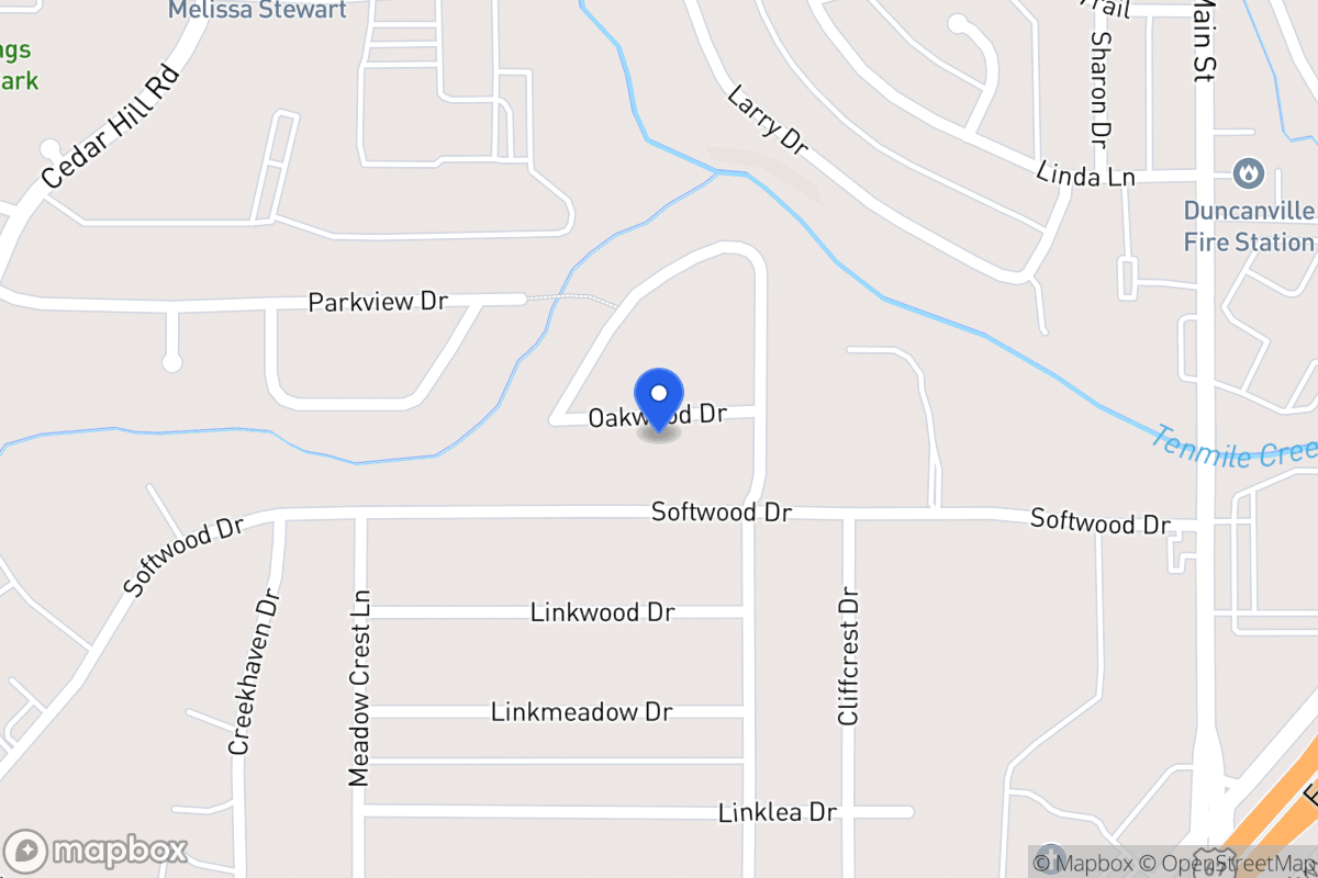 Map of 314 Oakwood Dr