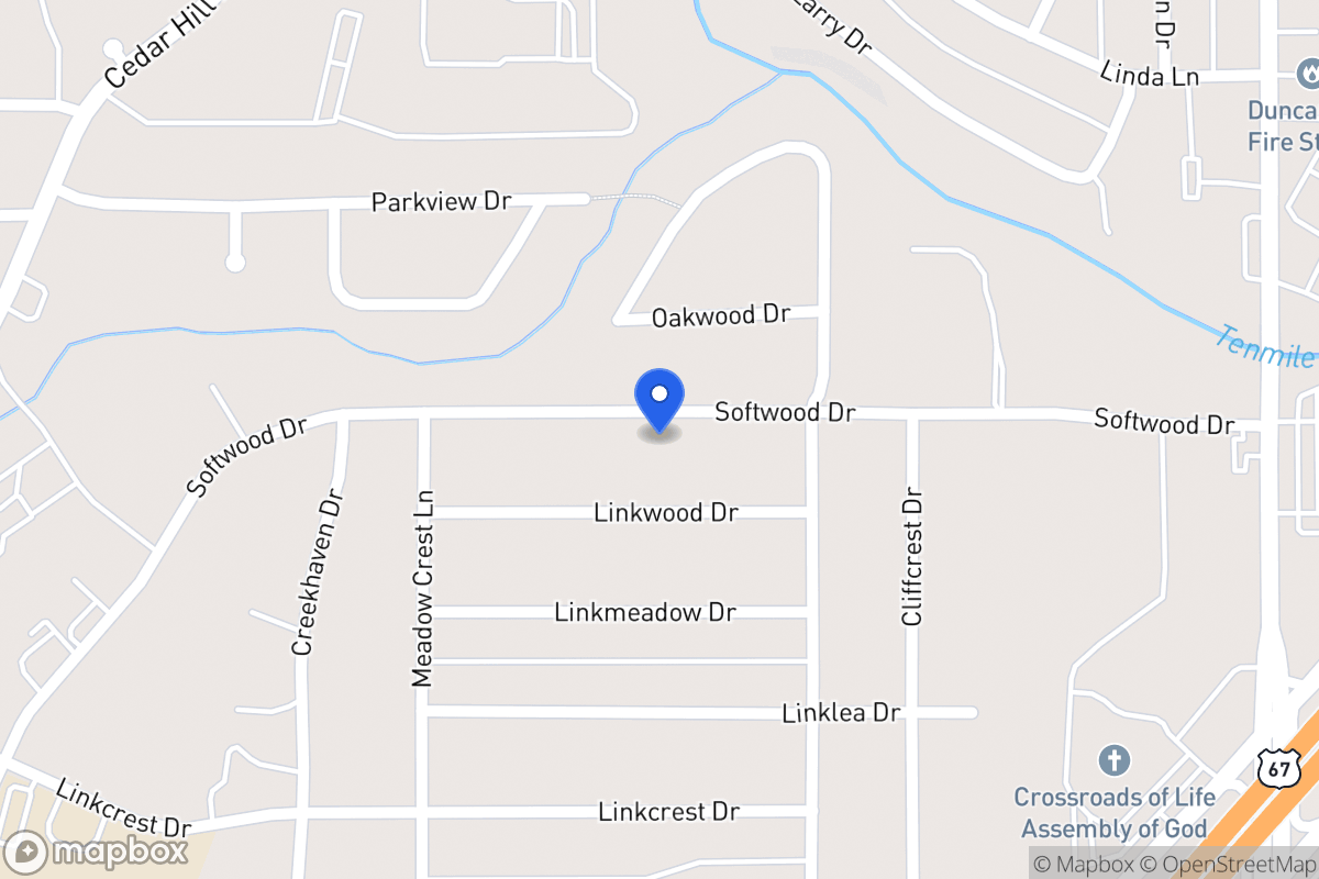 Map of 326 Softwood Dr