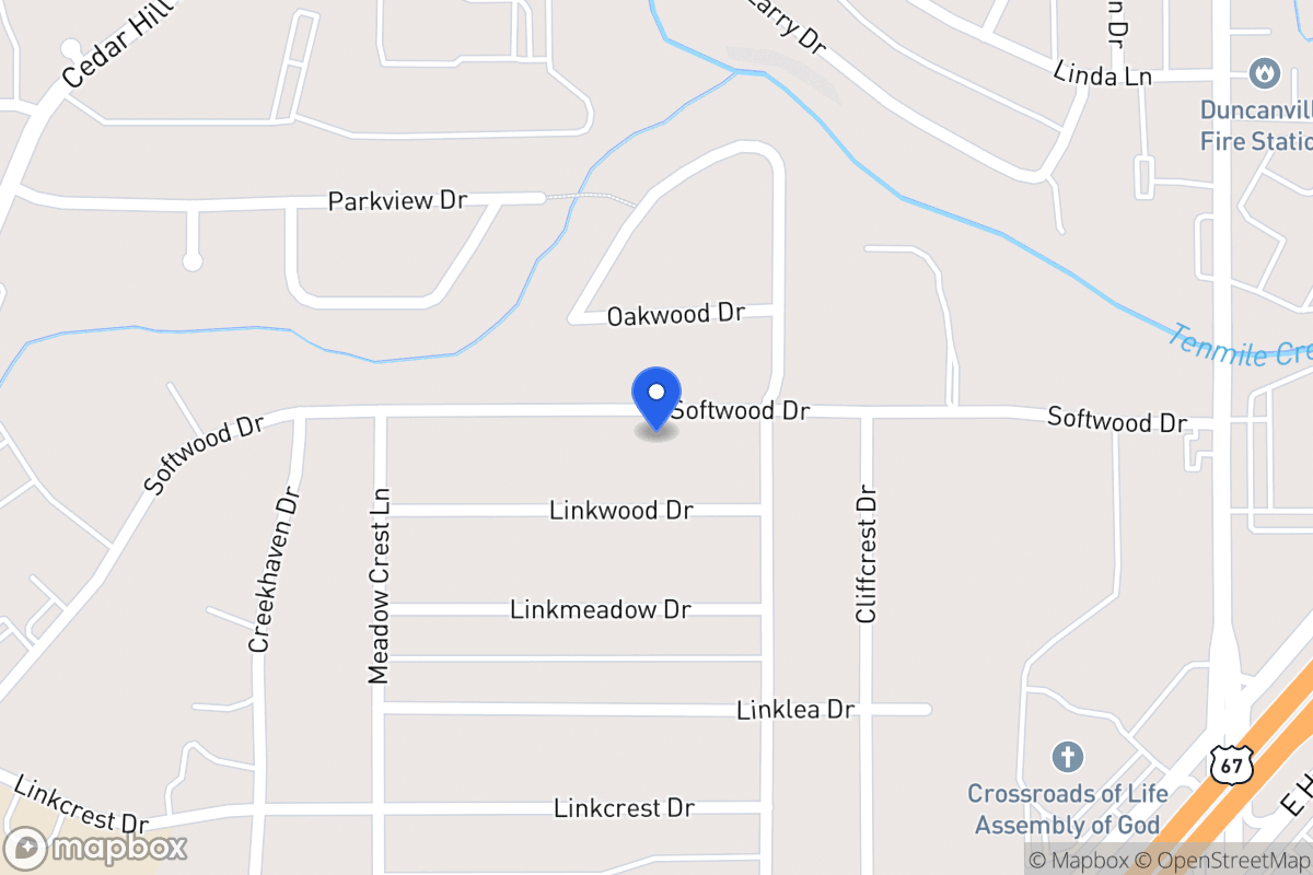 Map of 318 Softwood Dr