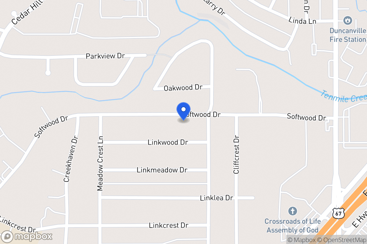 Map of 314 Softwood Dr