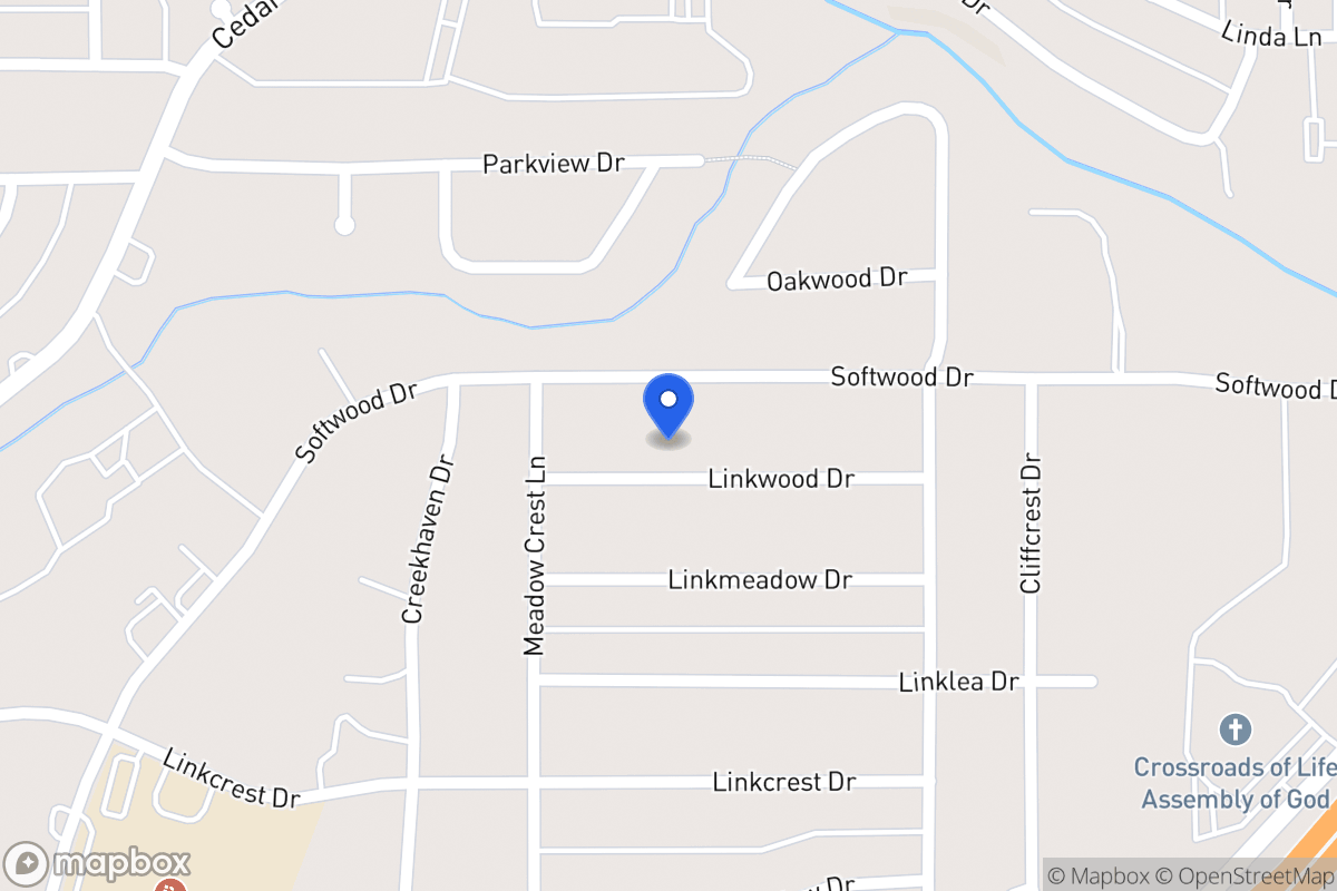 Map of 347 Linkwood Dr