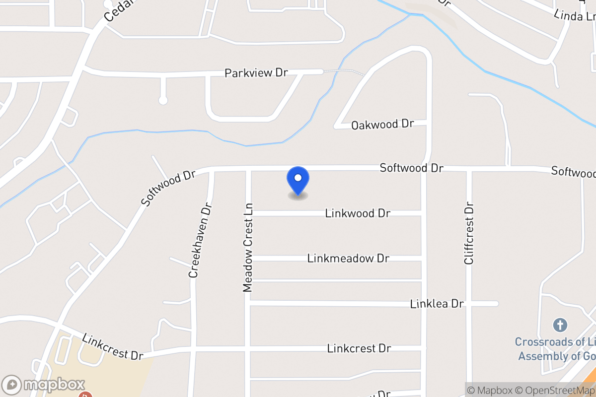 Map of 351 Linkwood Dr