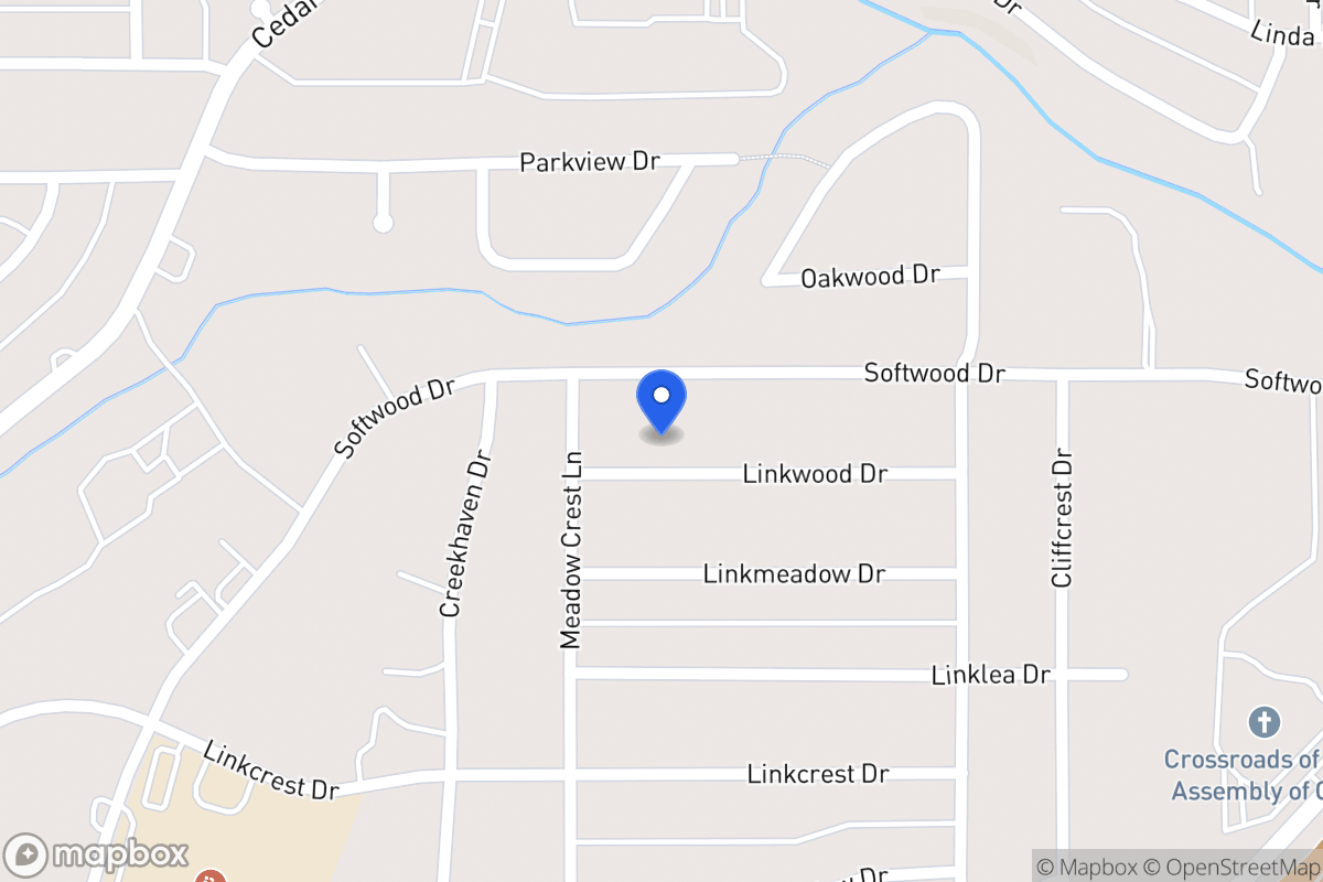Map of 355 Linkwood Dr