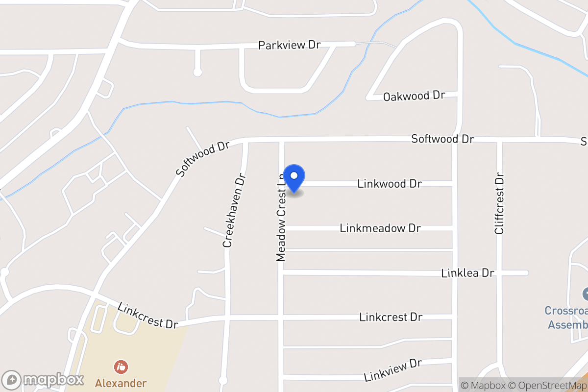 Map of 366 Linkwood Dr