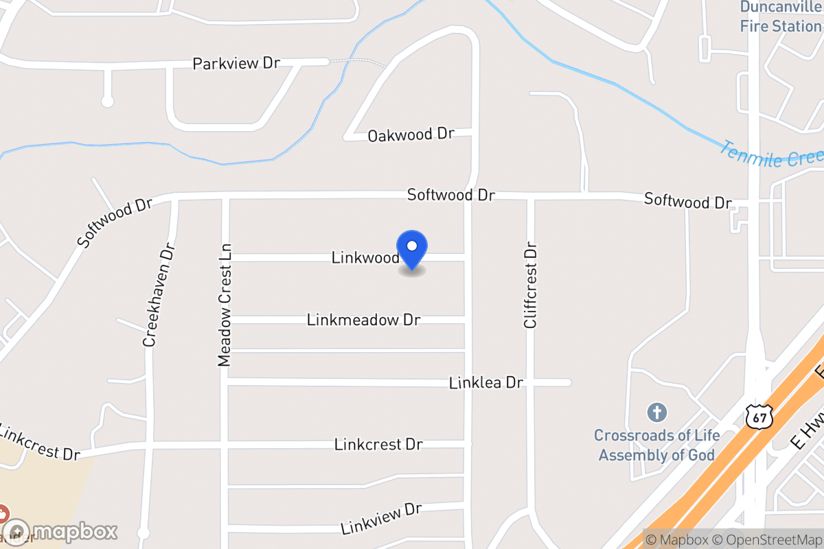 Map of 314 Linkwood Dr