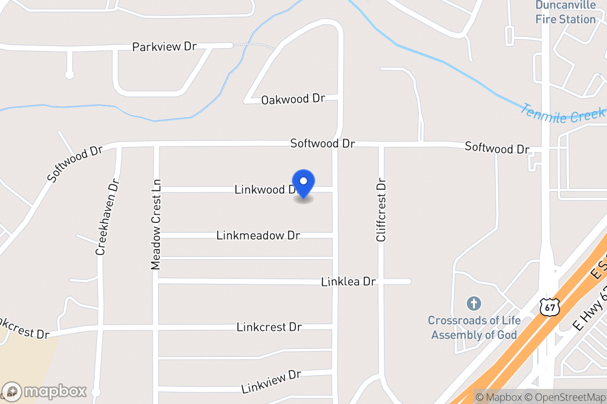 Map of 310 Linkwood Dr