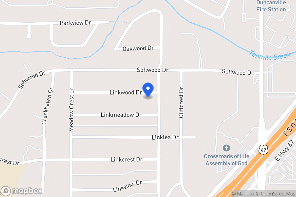 Map of 306 Linkwood Dr