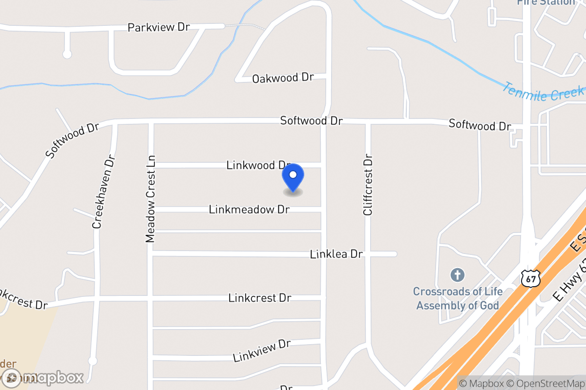 Map of 311 Linkmeadow Dr