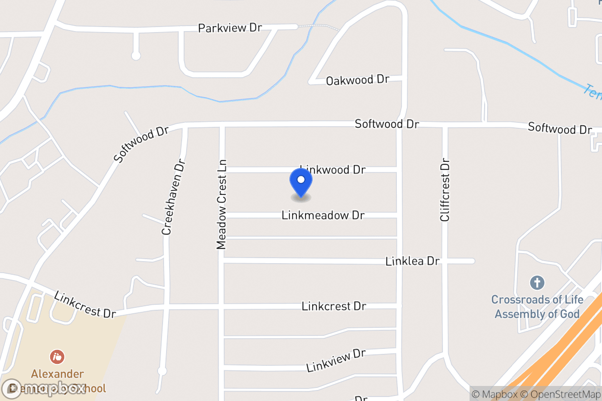 Map of 339 Linkmeadow Dr