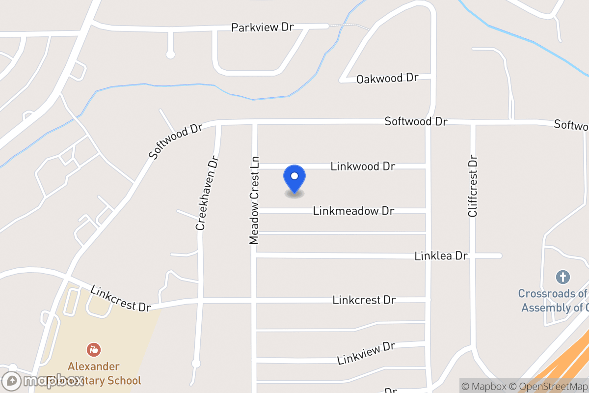 Map of 355 Linkmeadow Dr