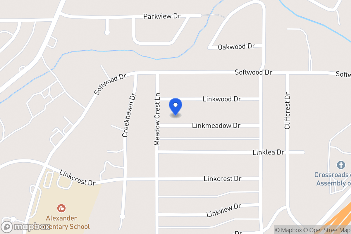 Map of 359 Linkmeadow Dr