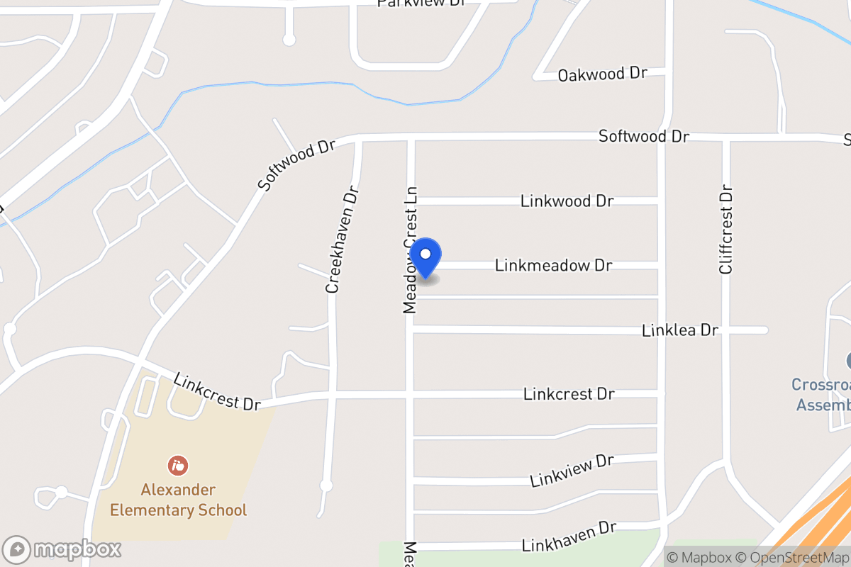 Map of 366 Linkmeadow Dr