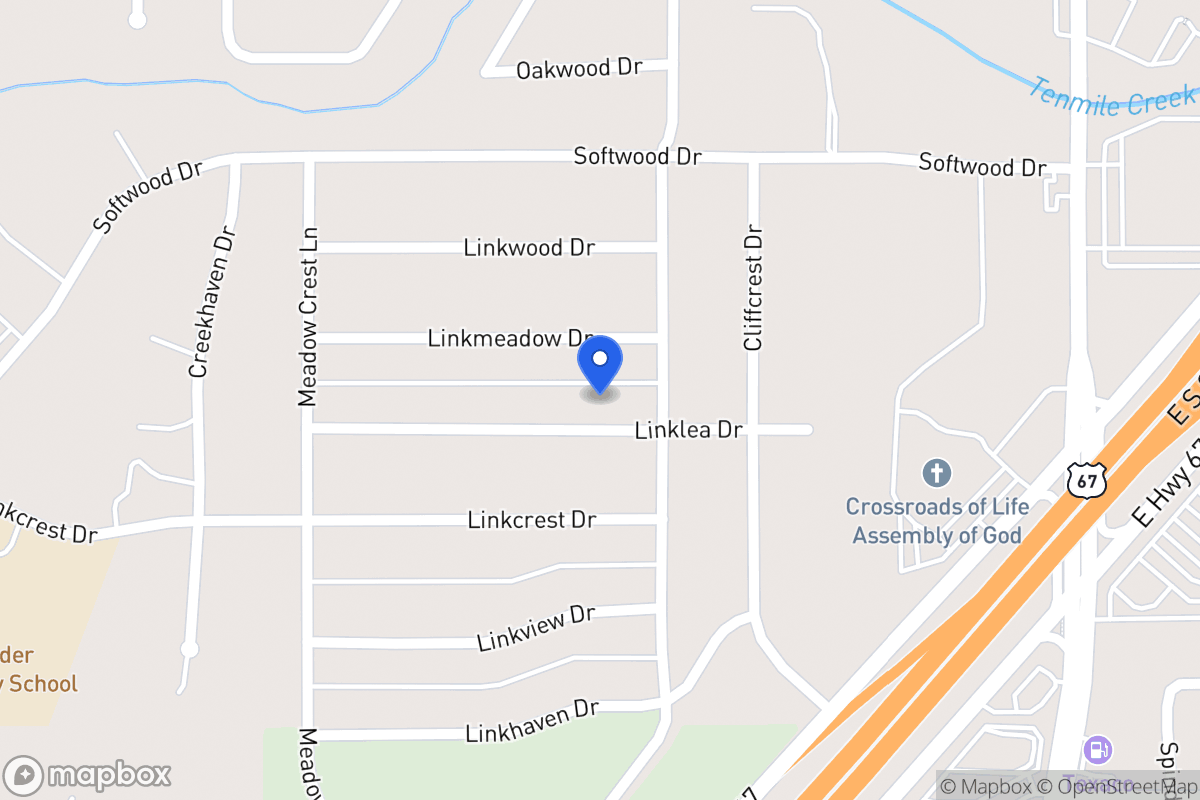 Map of 311 Linklea Dr