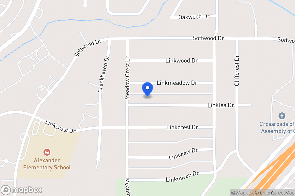 Map of 355 Linklea Dr