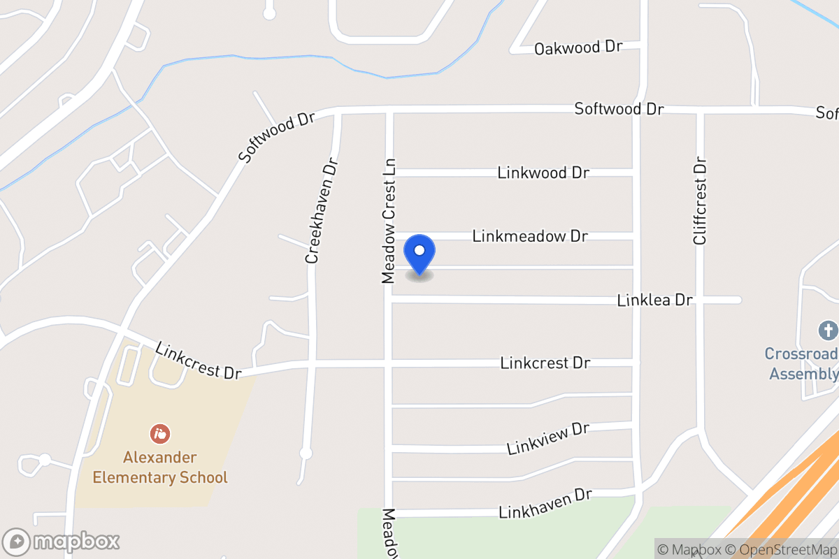 Map of 363 Linklea Dr