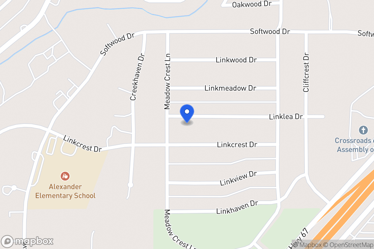 Map of 358 Linklea Dr