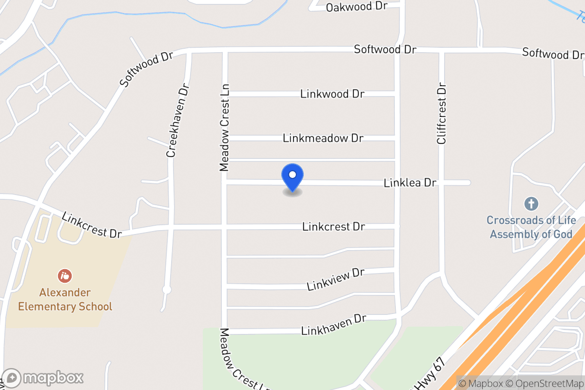 Map of 342 Linklea Dr