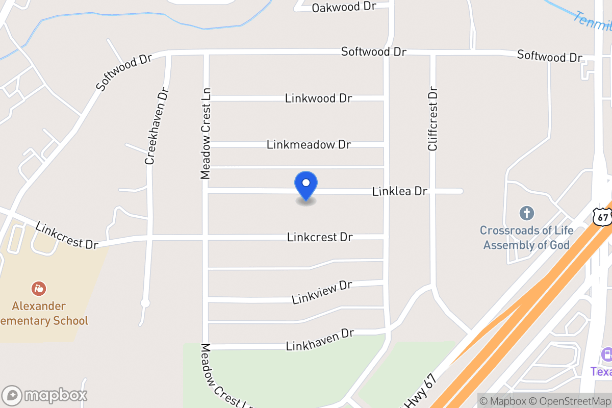 Map of 330 Linklea Dr