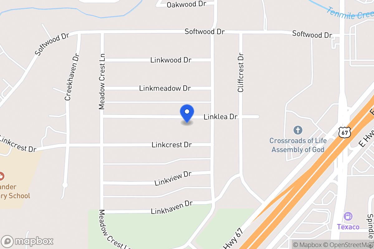 Map of 314 Linklea Dr