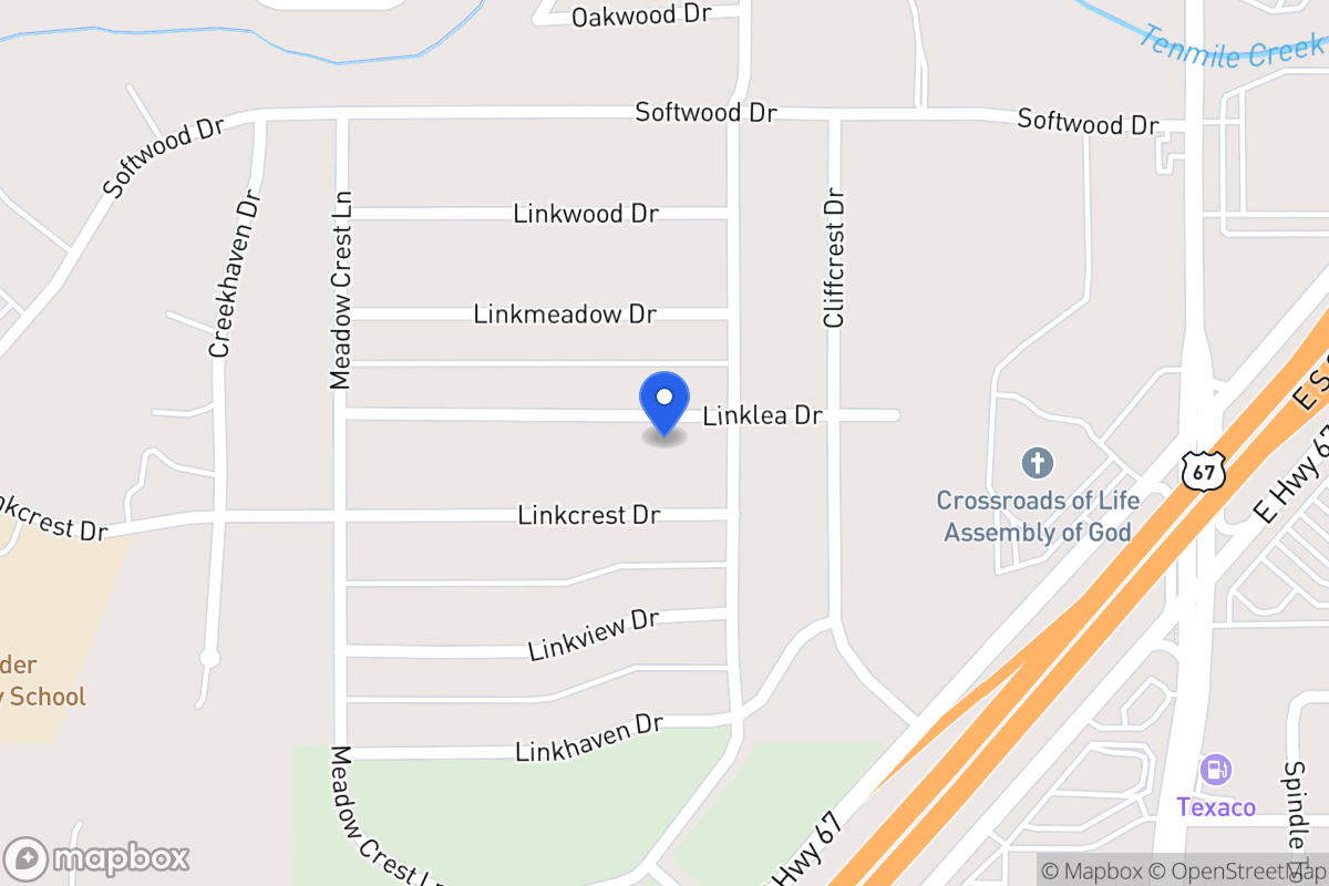 Map of 310 Linklea Dr