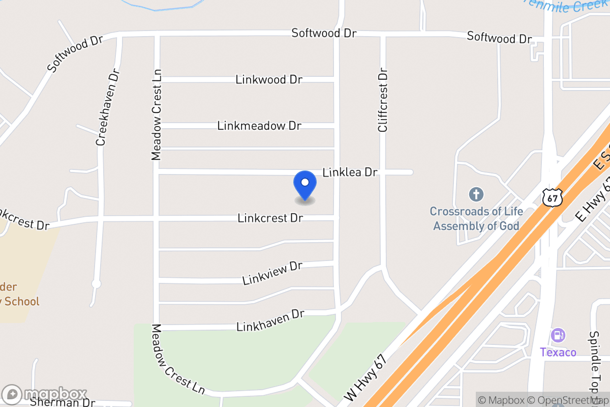 Map of 311 Linkcrest Dr