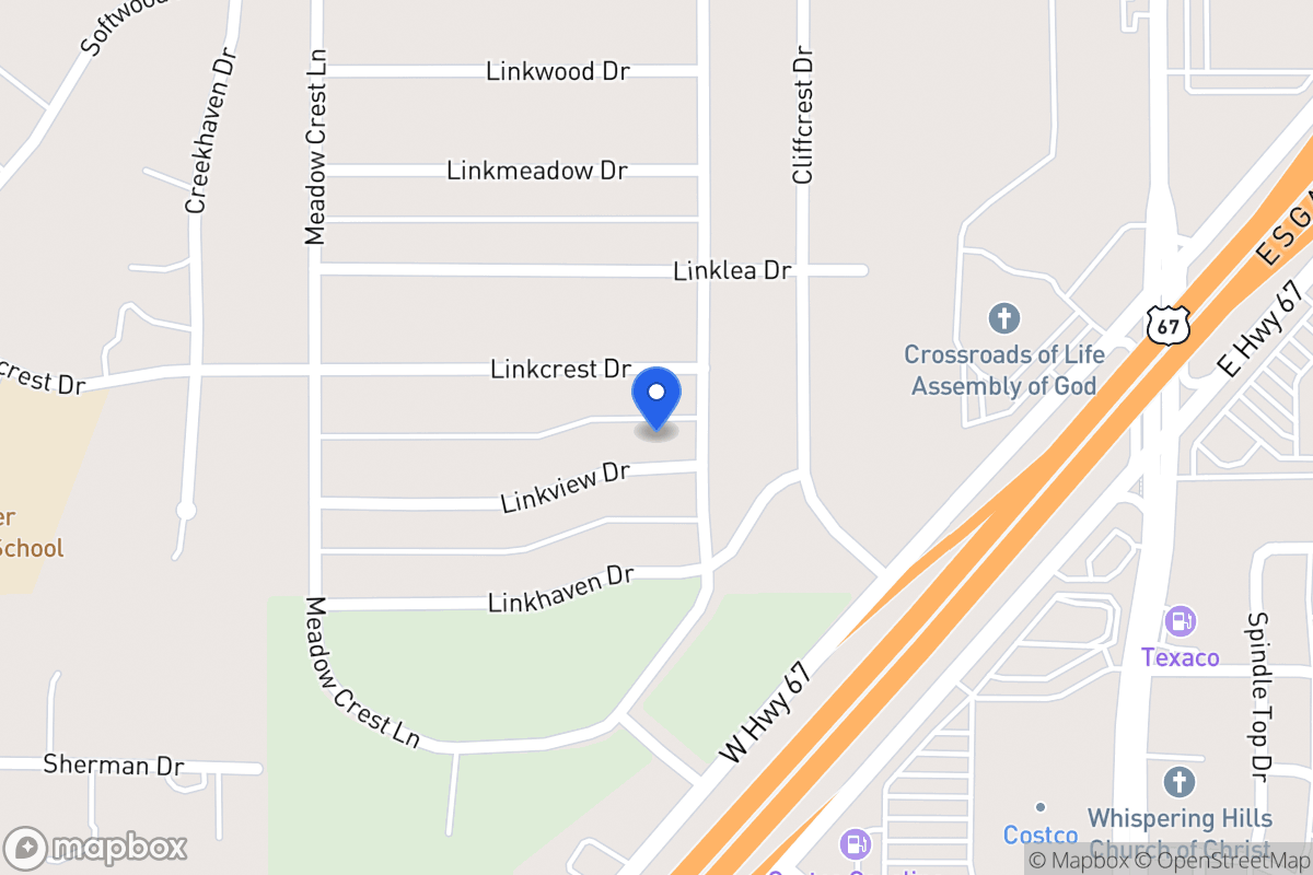 Map of 307 Linkview Dr