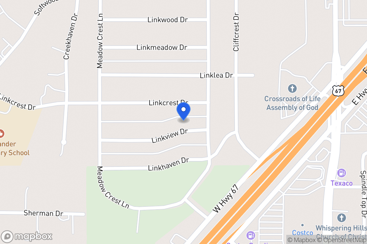 Map of 315 Linkview Dr