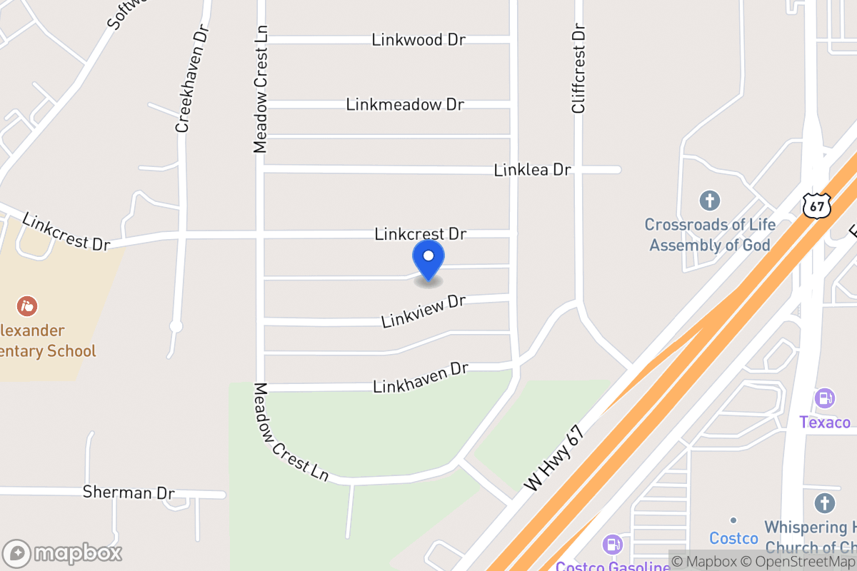 Map of 323 Linkview Dr