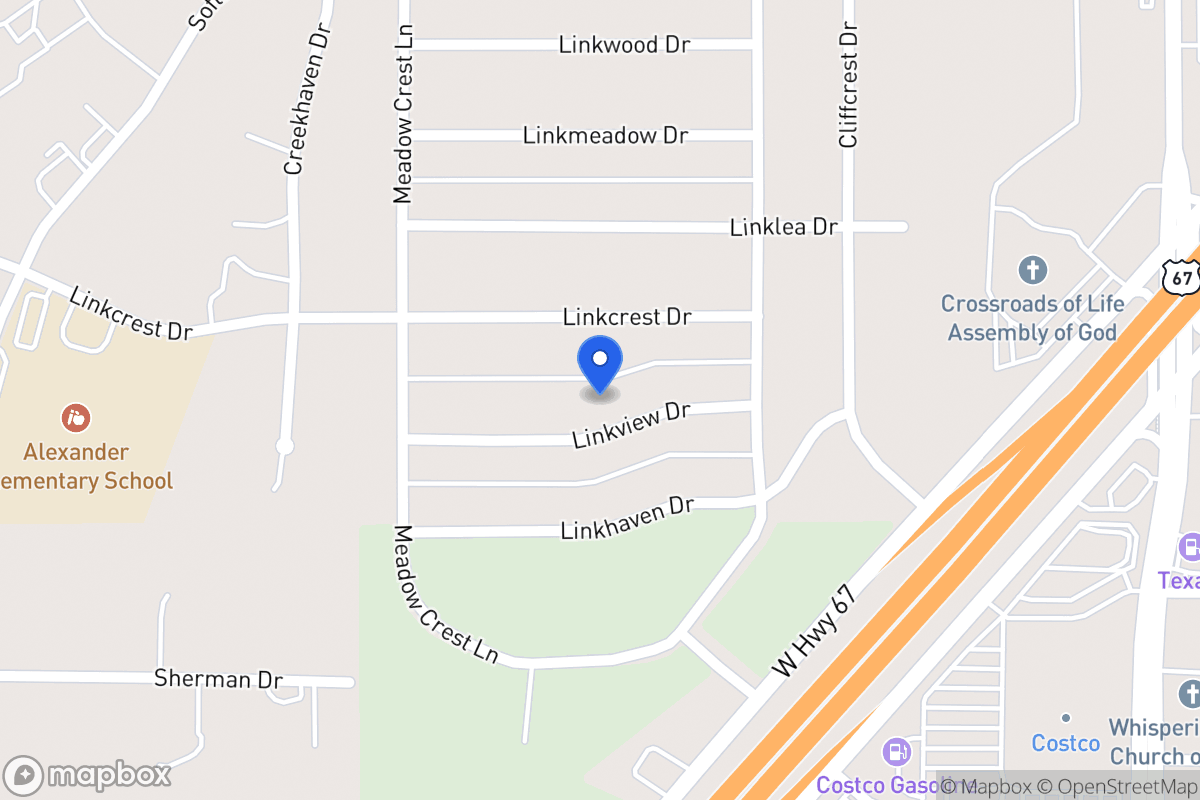 Map of 331 Linkview Dr